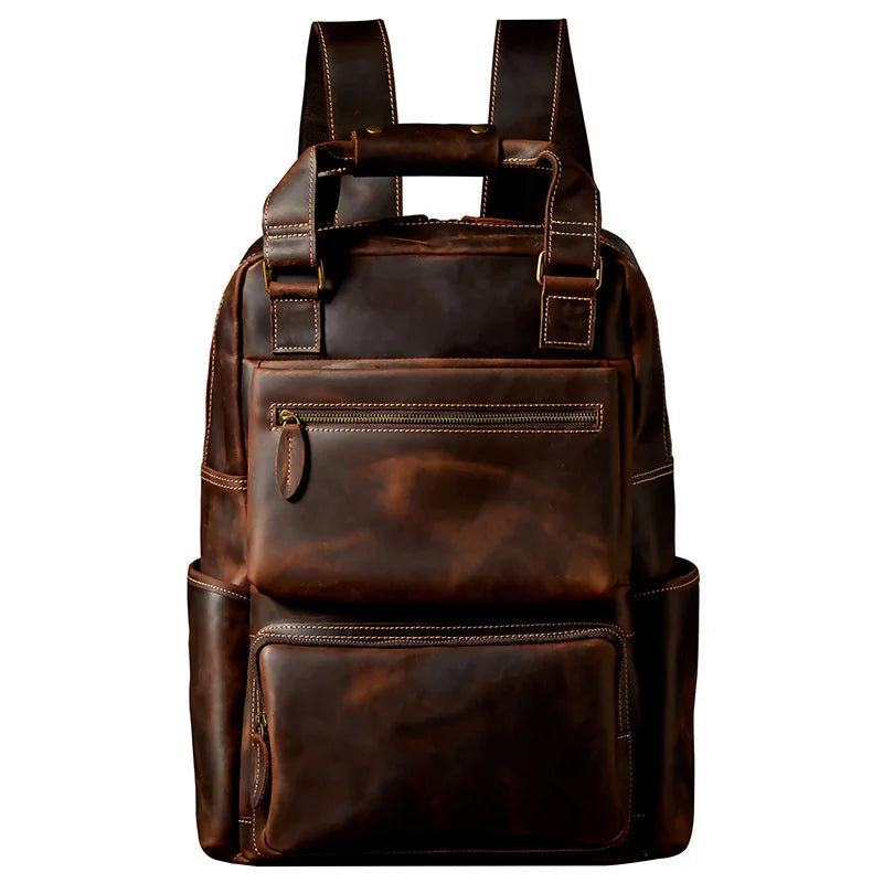 Horse leather backpack