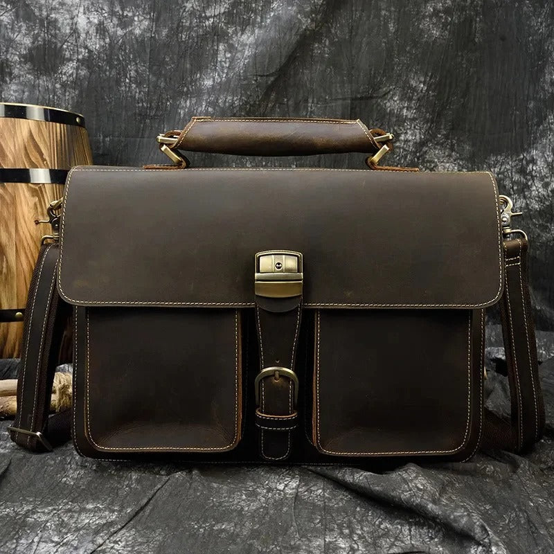 Harrison Leather Briefcase