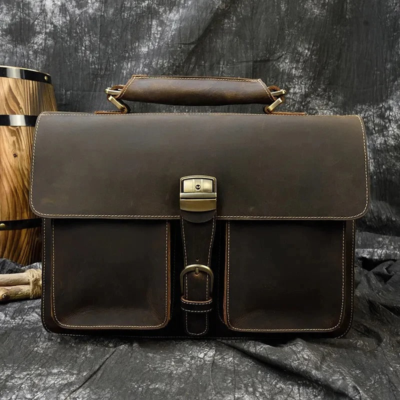 Harrison Leather Briefcase