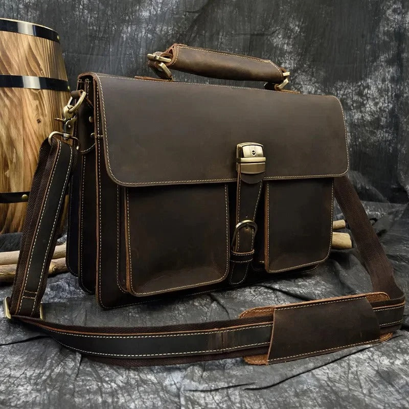 Harrison Leather Briefcase