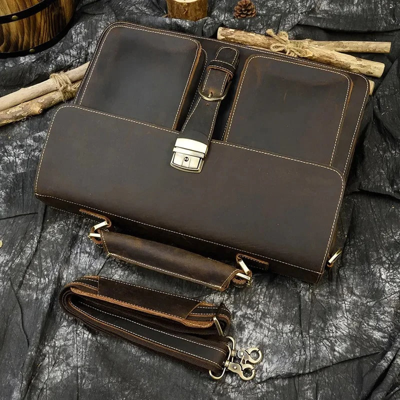 Harrison Leather Briefcase