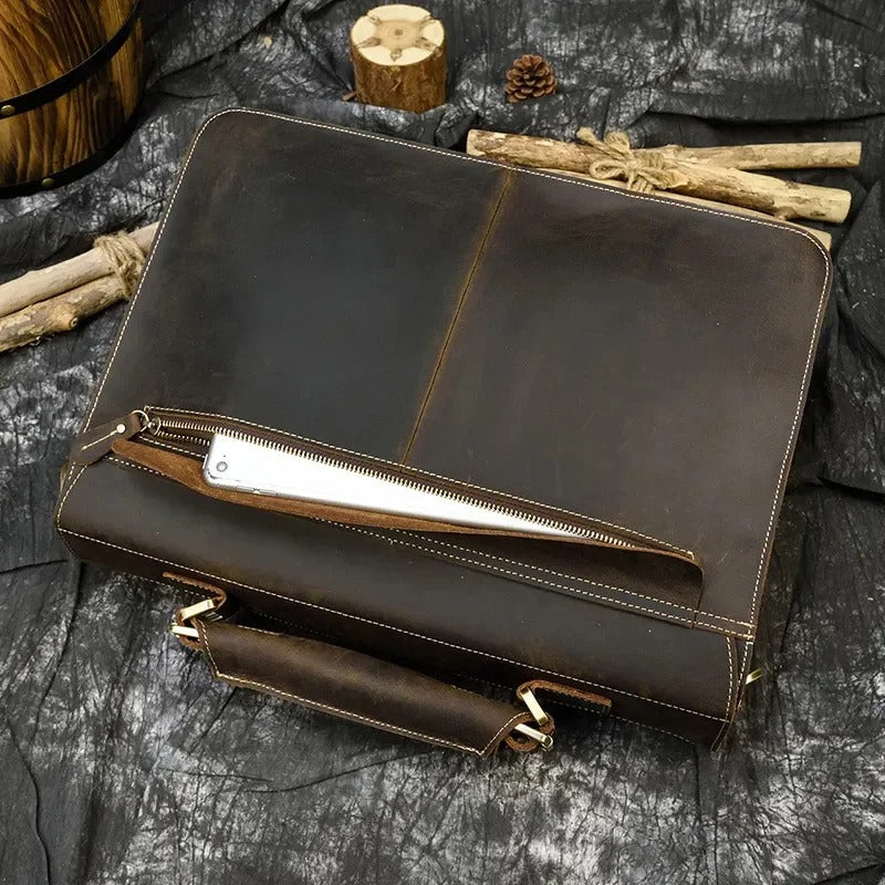 Maxwell Leather Briefcase