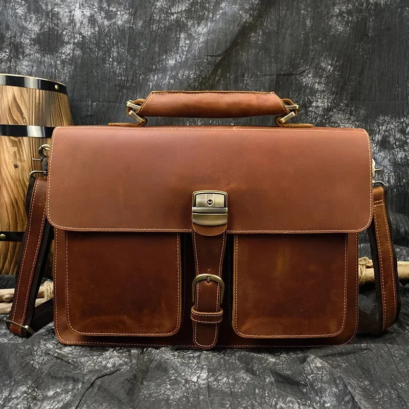 Harrison Leather Briefcase