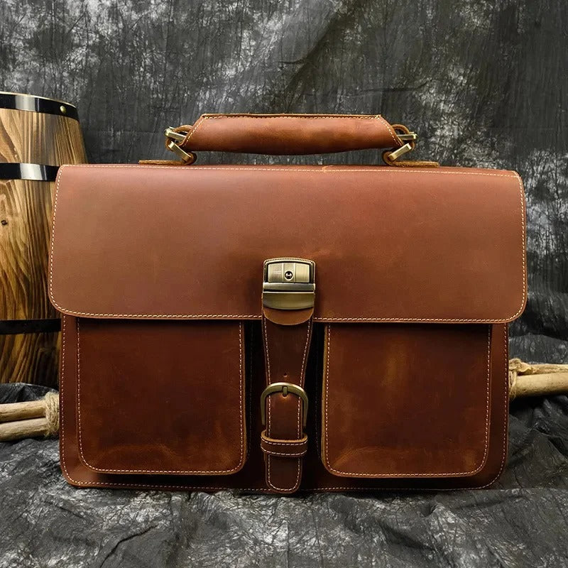 Harrison Leather Briefcase